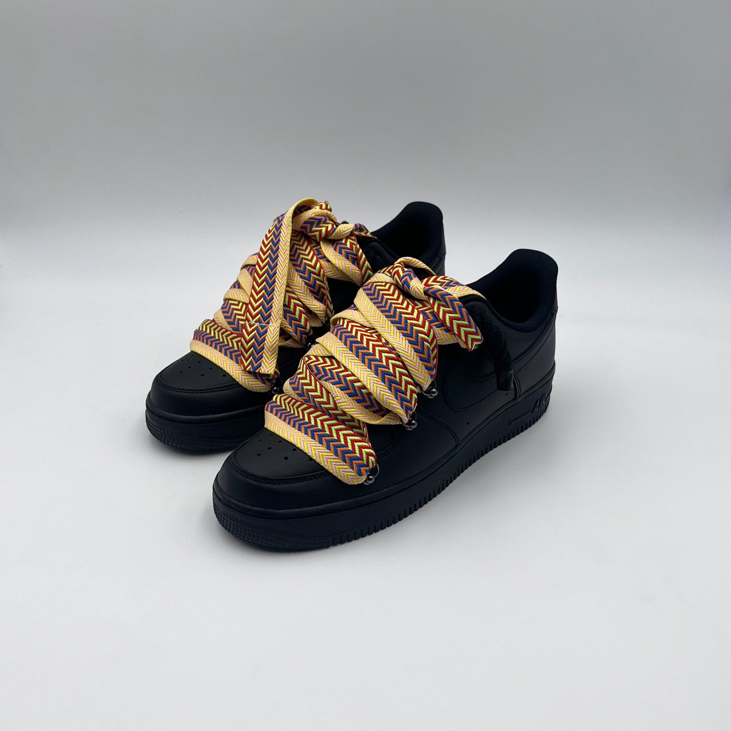 AF1 Black - Yellow Lanvin Rope Laces