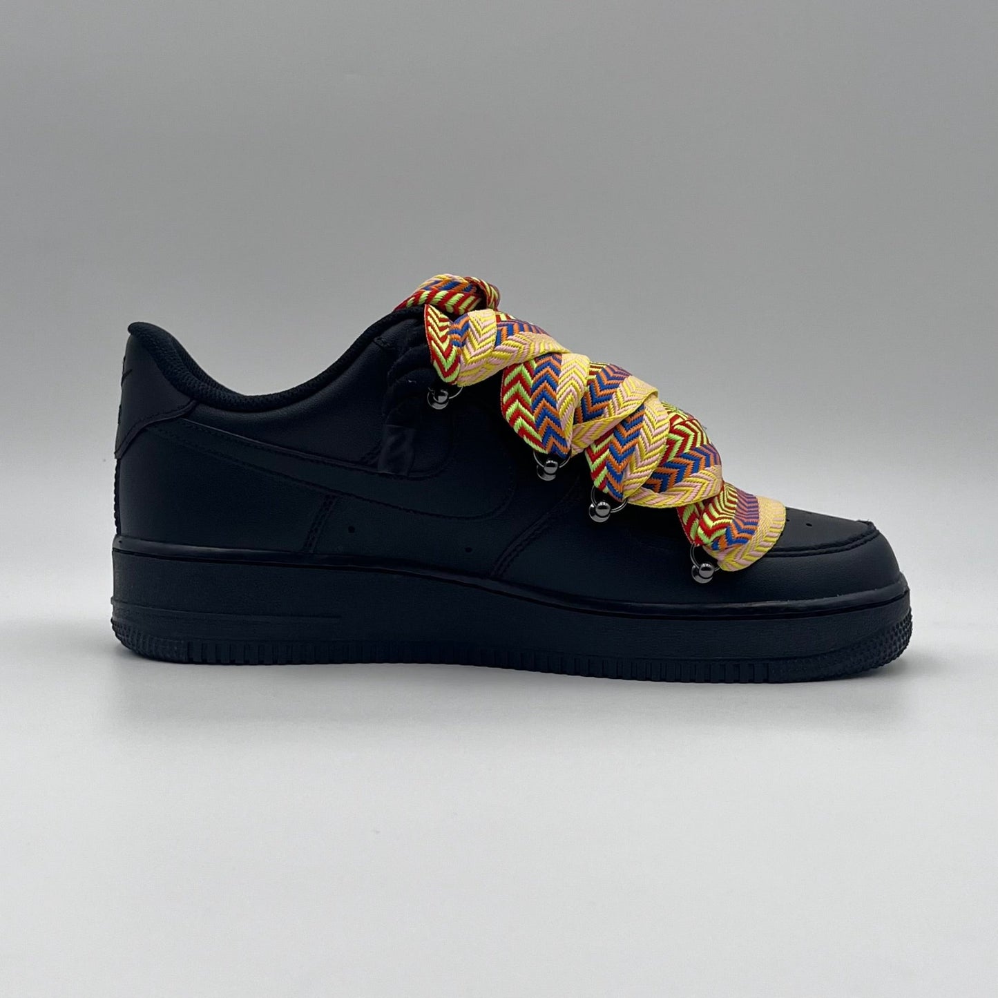AF1 Black - Yellow Lanvin Rope Laces