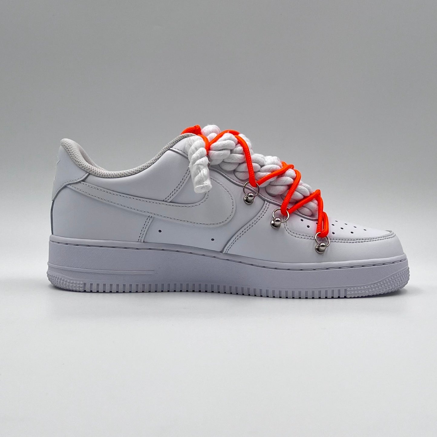 AF1 White - Orange Double Laces