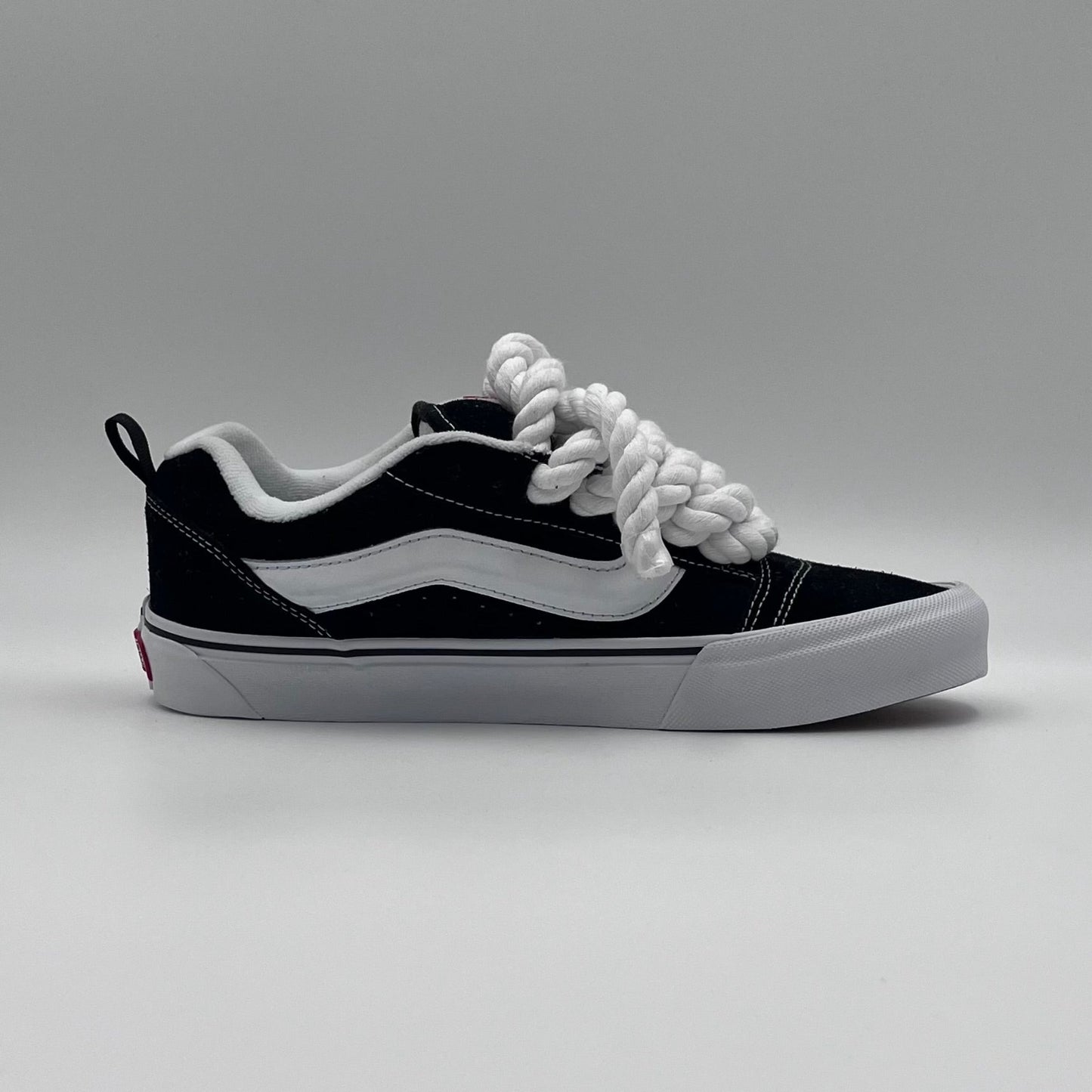 Vans Knu Skool Black - White Rope Laces