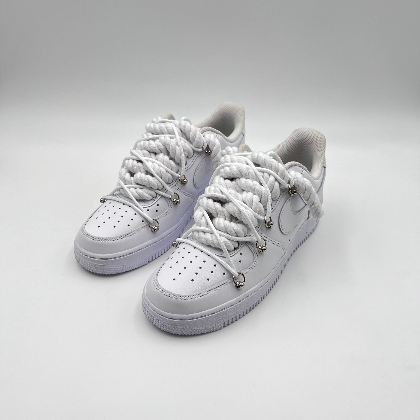 AF1 White - Triple White Double Laces