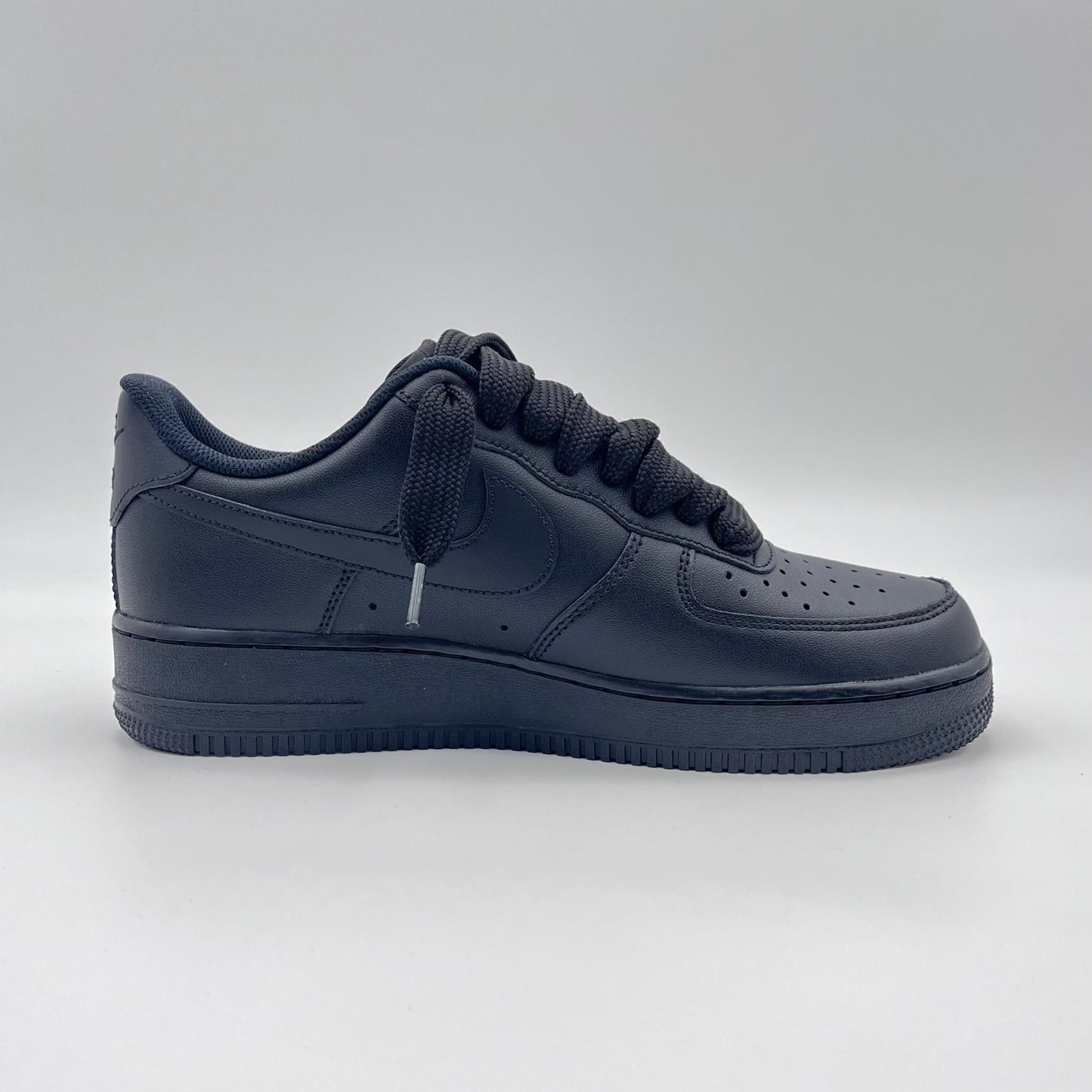 AF1 Black - Baggy Laces