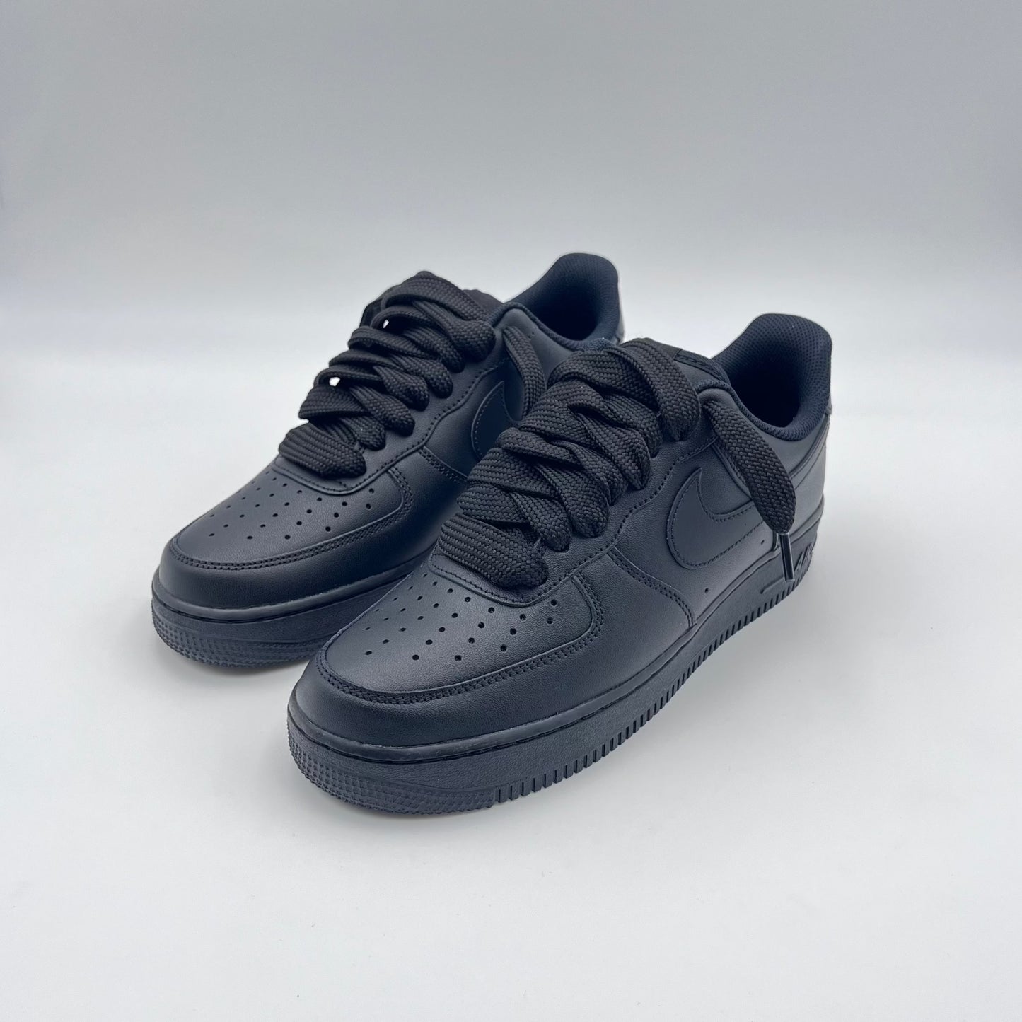 AF1 Black - Baggy Laces