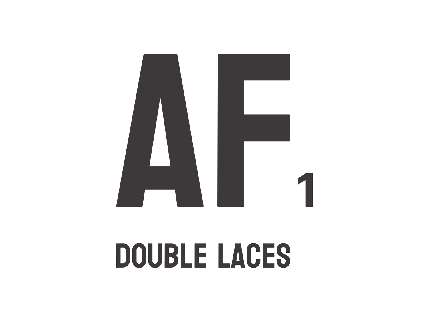 AF1 - Double Laces