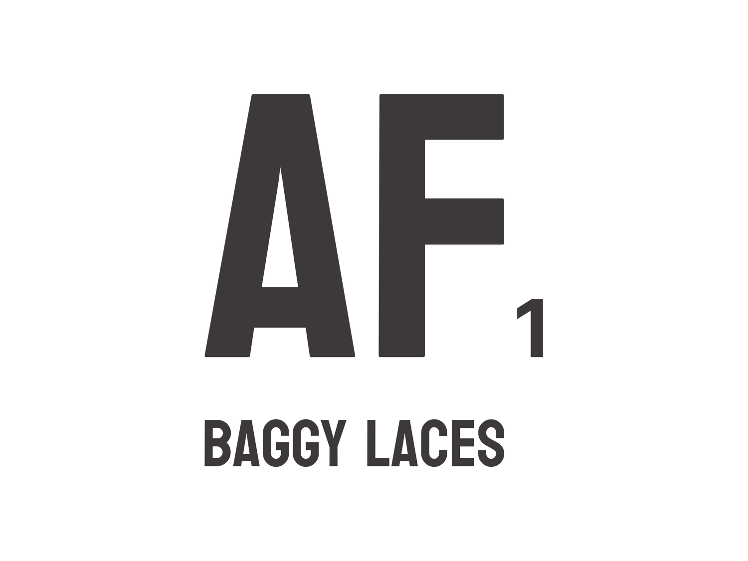 AF1 - Baggy Laces